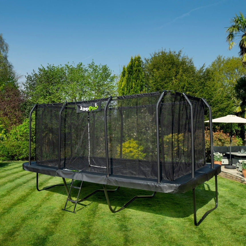 JumpPRO® trampoline with a safety enclosure