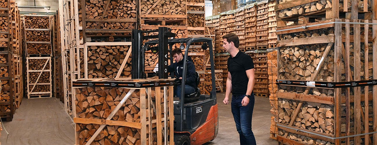 Magazijn Openhaardhout Gigant in Alkmaar