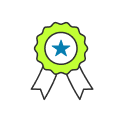 Satisfaction guarantee badge