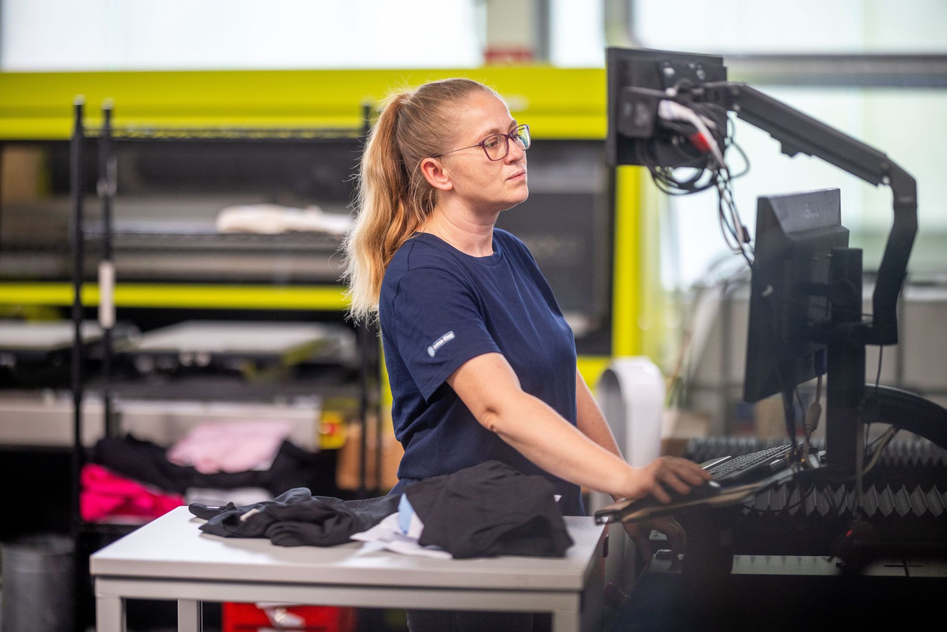 Eigene Textildruck Produktion von Shirt-King