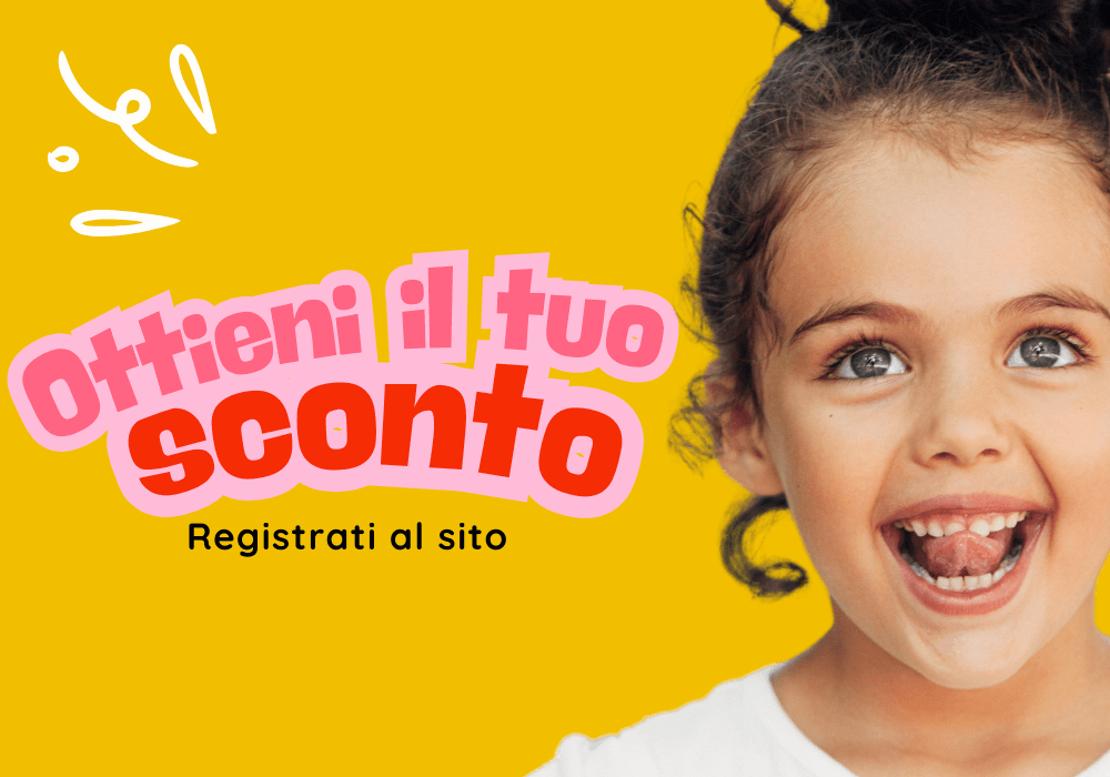 Ottieni il tuo sconto - Registrati al sito