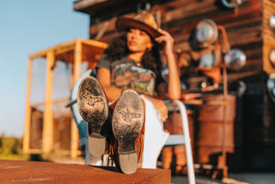 Freebird Coal boot sole detail