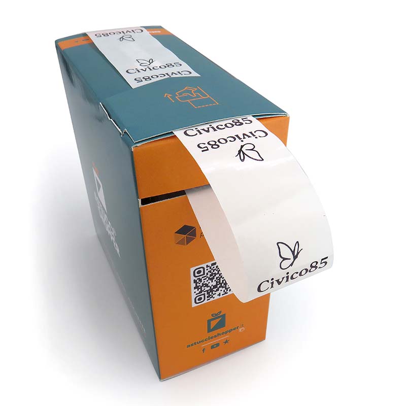 etichette personalizzate con stampa a caldo
