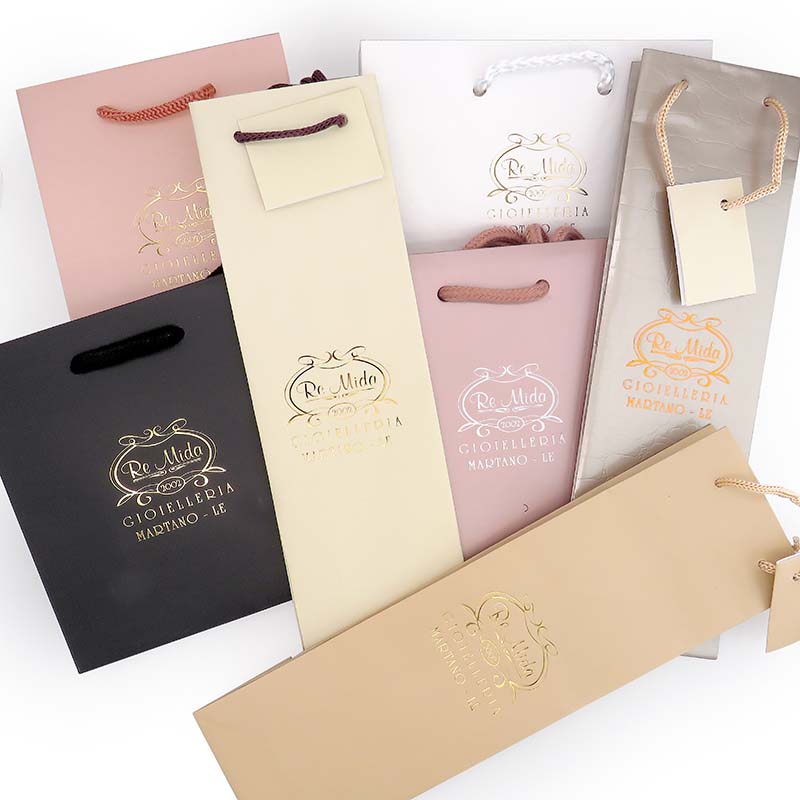 shopper e buste stampate con stampa a caldo