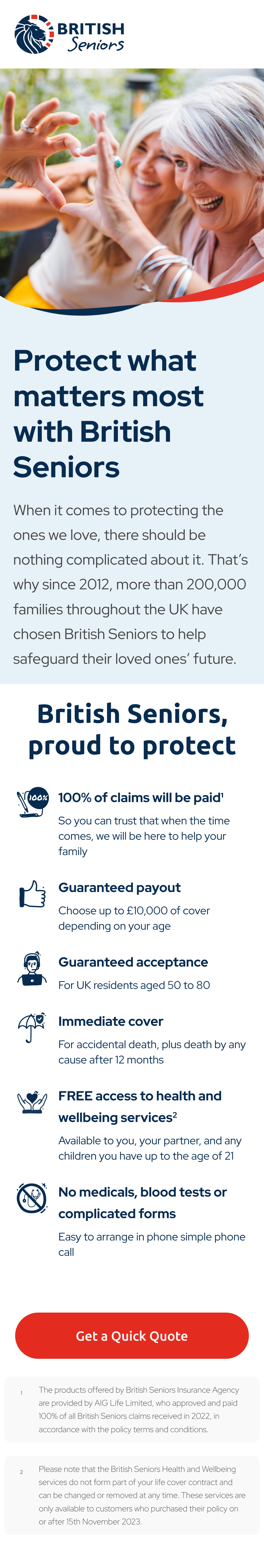 British Seniors Company Profile