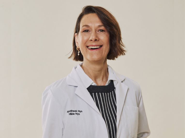 Apotheker Hilde Nys mede-oprichter Ray