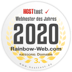 Sieger Webhoster des Jahres 2020 in Domains