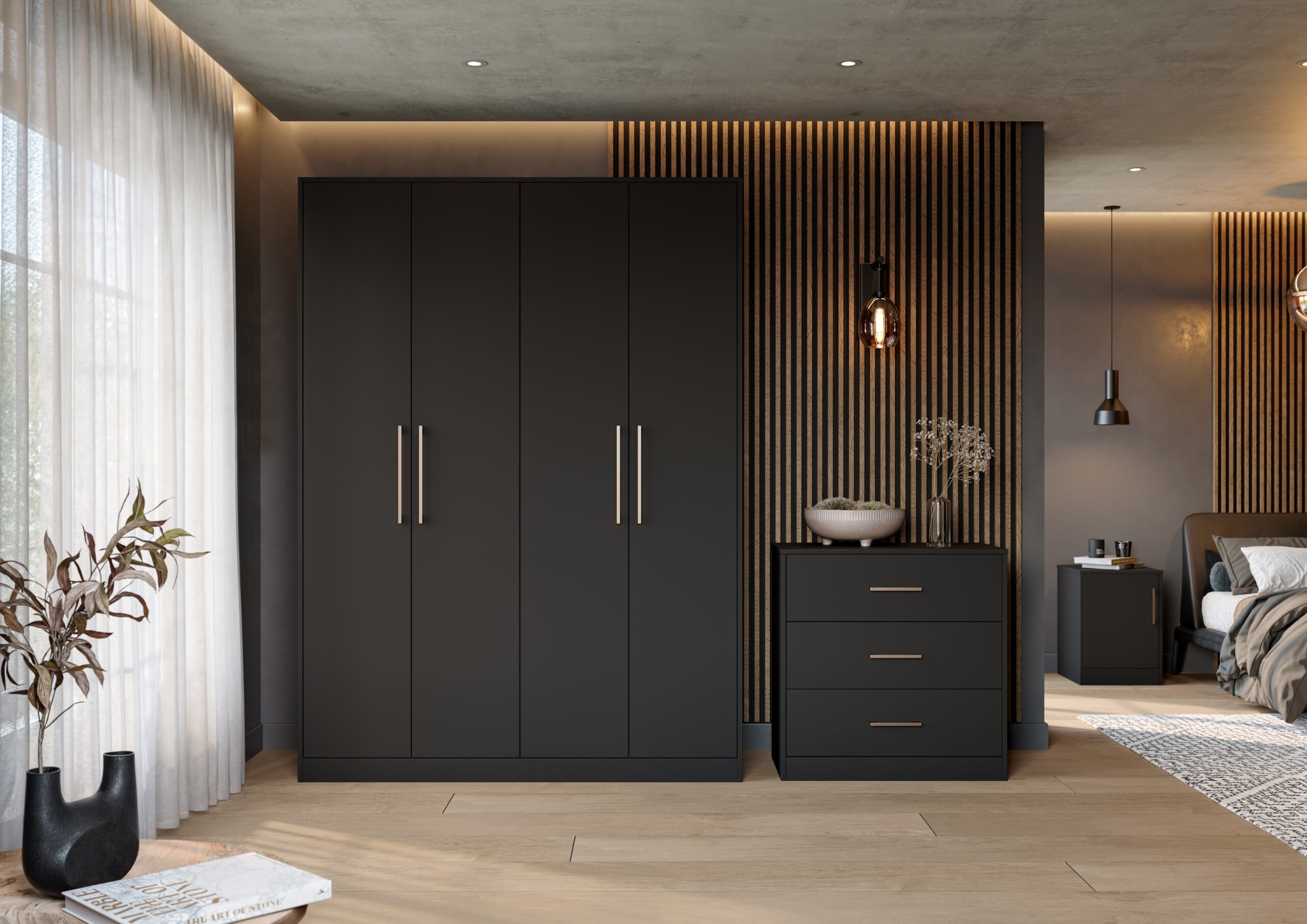 Freestanding wardrobe