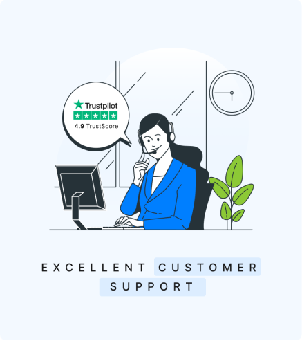 Excellent customer support 