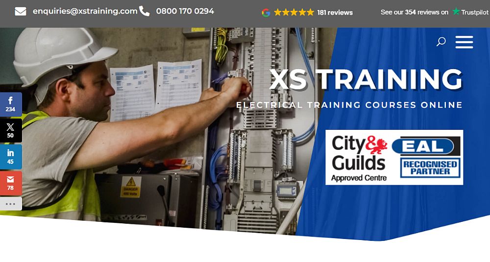 XS Training Website