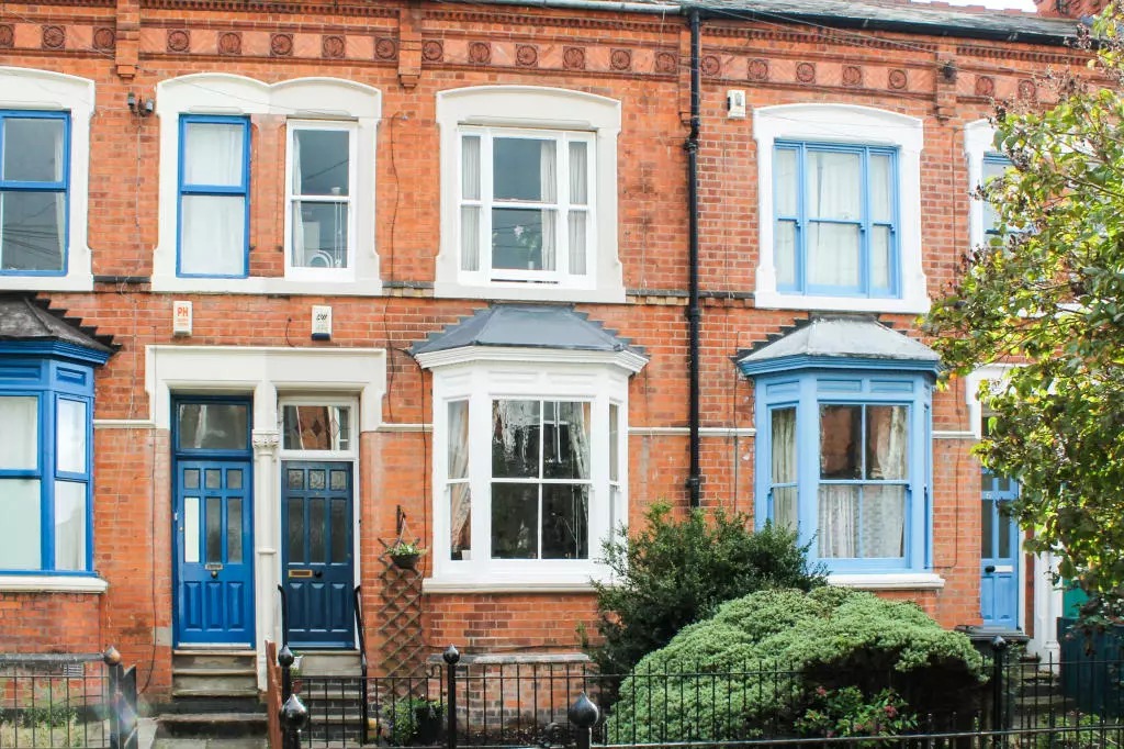Row of terraced houses