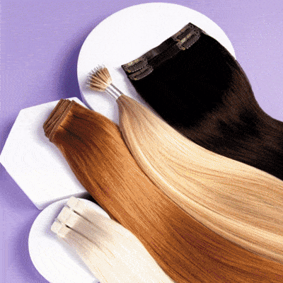 Cliphair main products gif