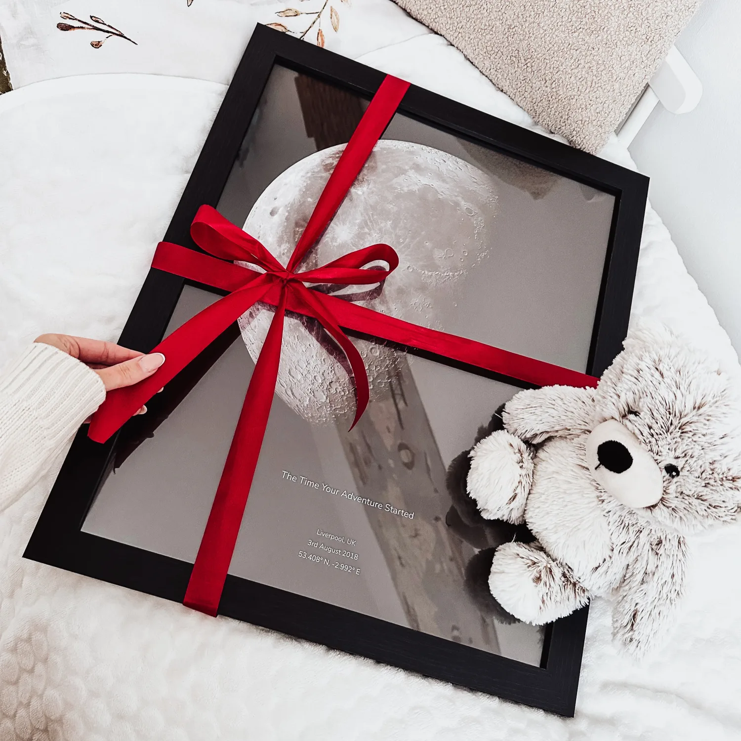 Moon map gift
