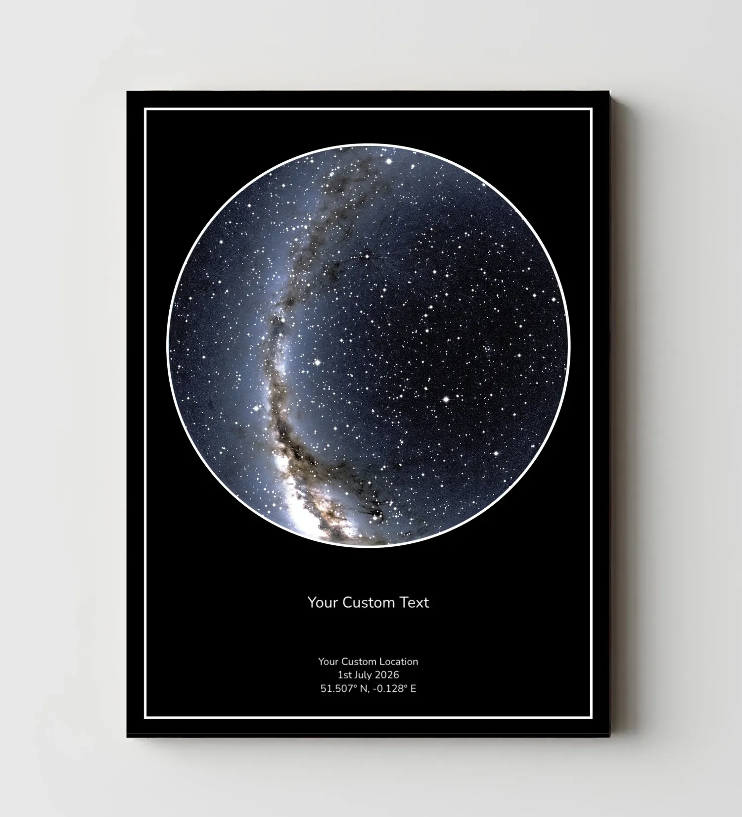 Real Photo star map
