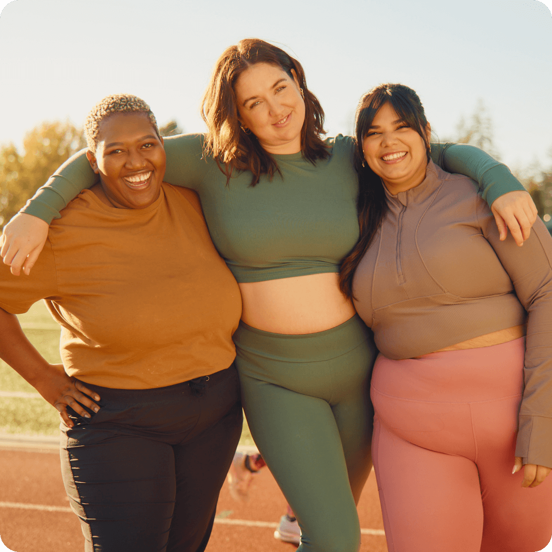 Lifestyle imagery of confident women