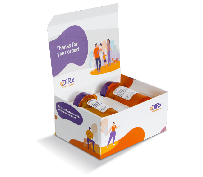 DiRx Open Box Bottle