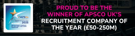 Proud to be the winner of APSCo UK's Recruitment Company of the Year (£50-250m)