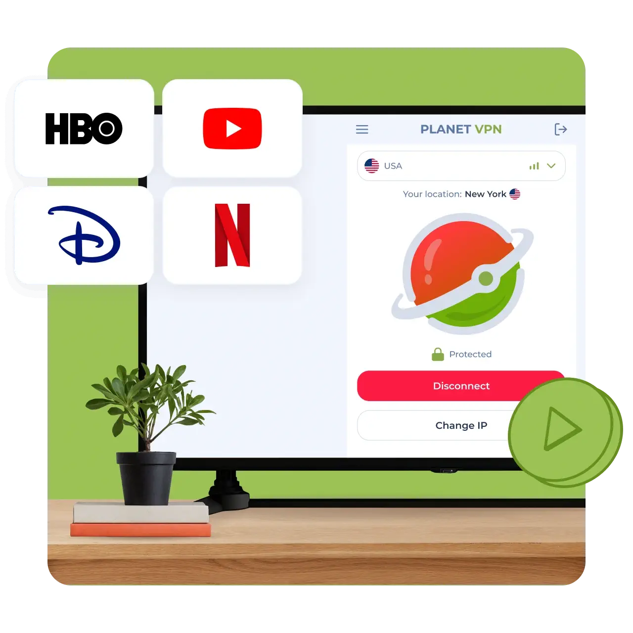 Planet VPN — Free VPN for Android TV