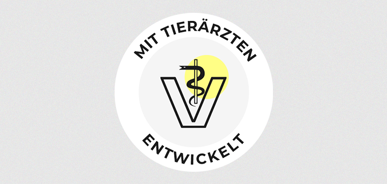 Hey Holy - Developed with veterinarians badge