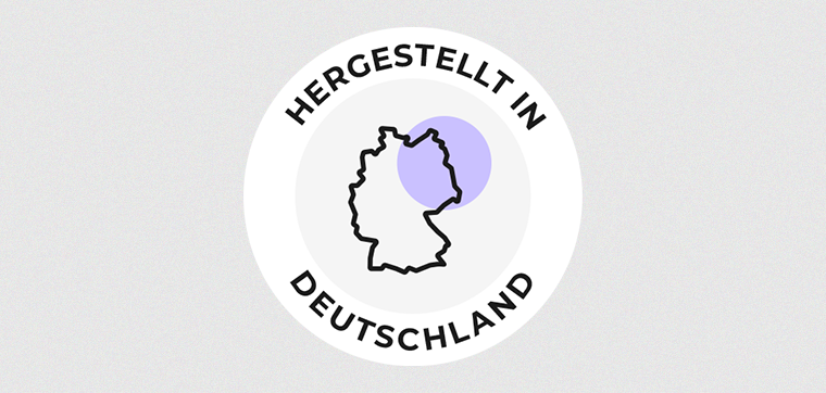 Hey Holy - Made in Germany badge