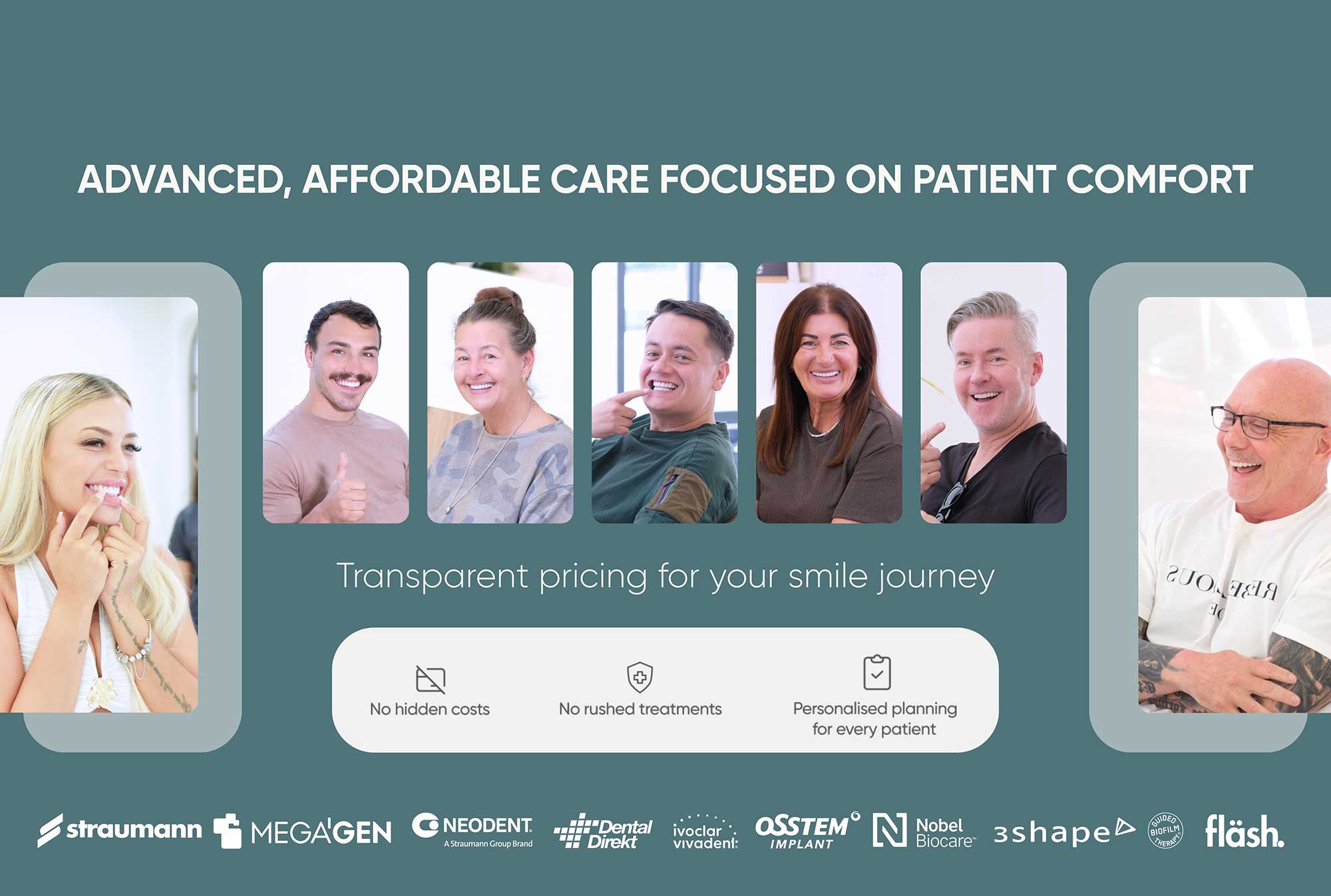 Patient comfort and trusted brands