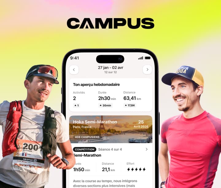Application Campus.coach : aperçu application