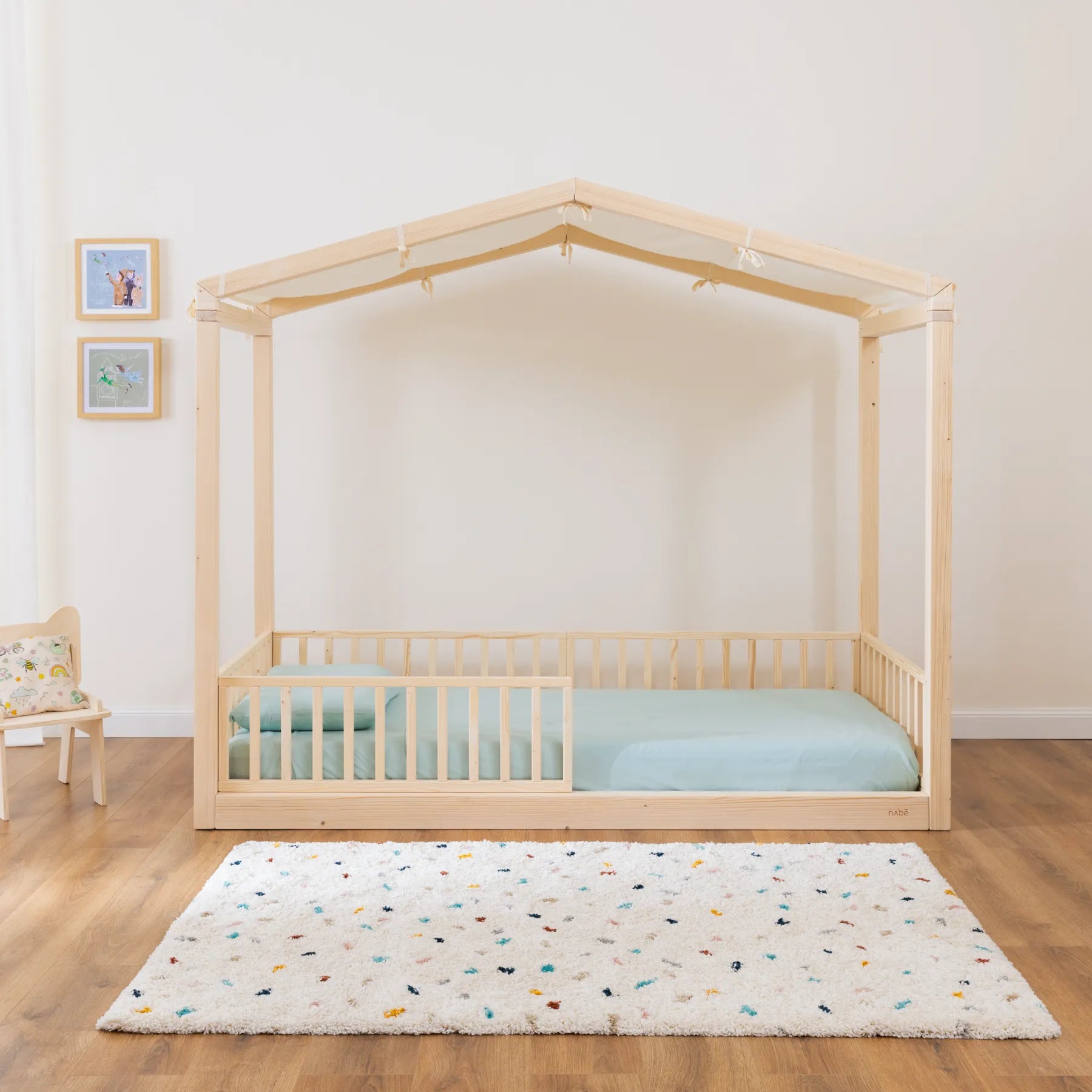 letto montessori a casetta