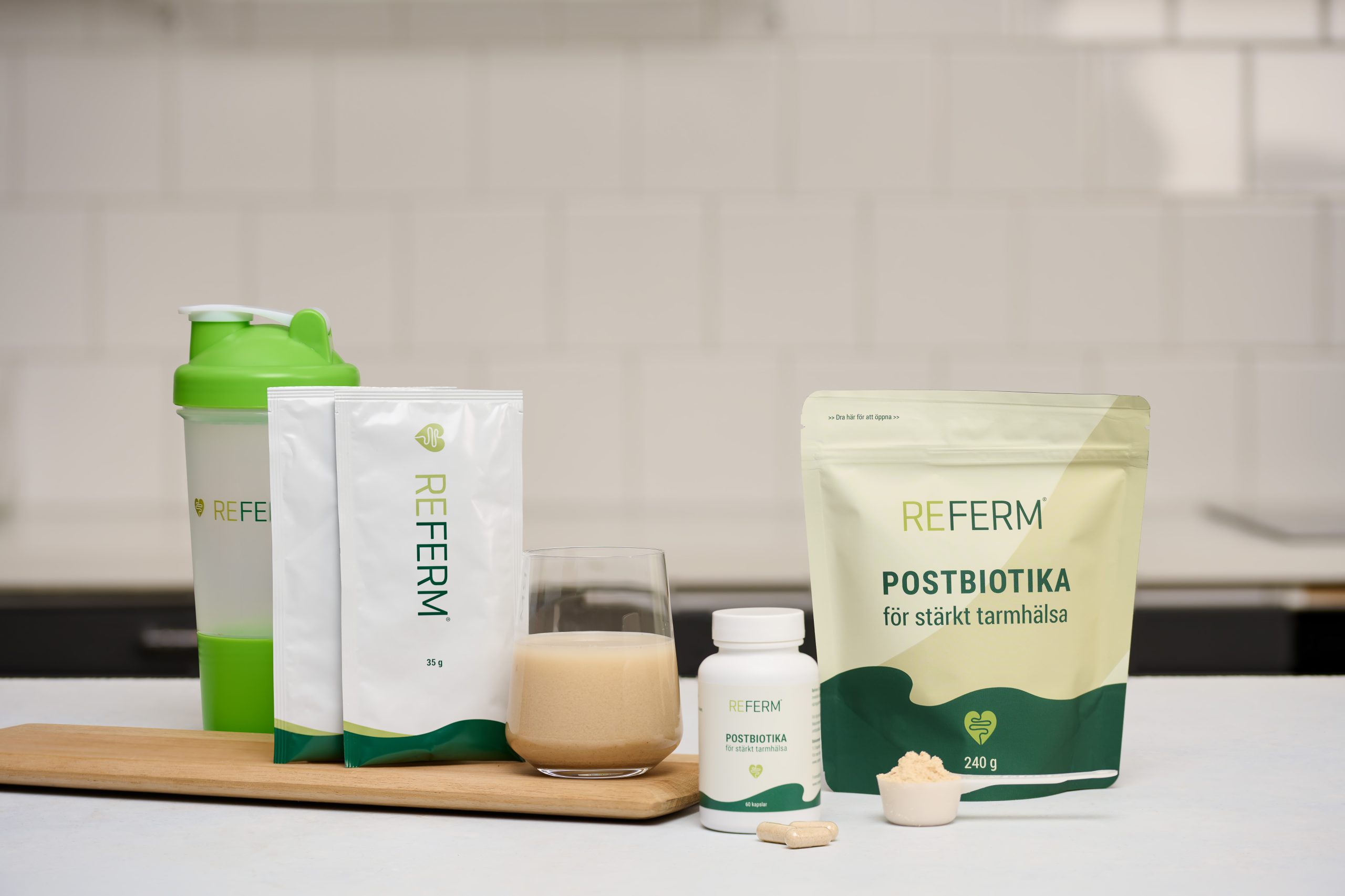 ReFerm pulver och kapslar