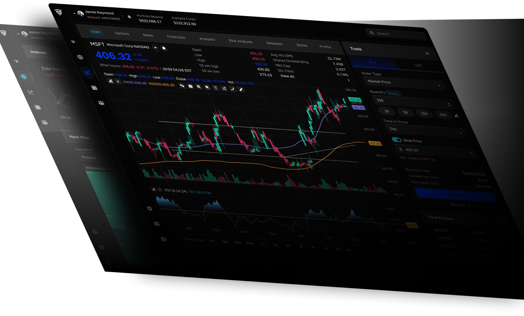 Trading Platform Interface
