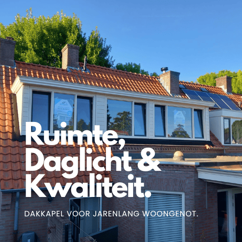Dakkapel buitenkant nieuw