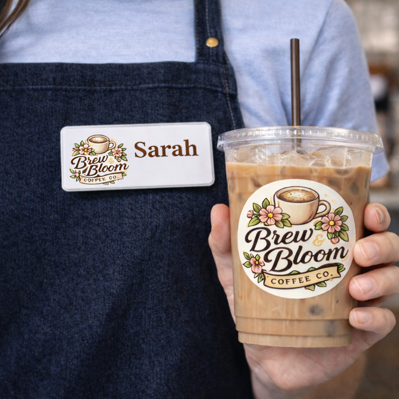 Custom Genie personalized branded product for Brew Bloom Coffee