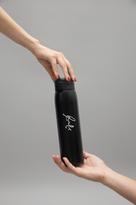 Custom Genie personalized tumbler in lifestyle setting