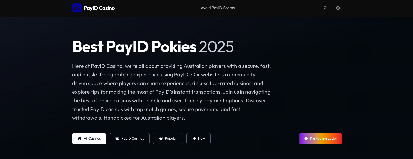 PayID Casinos Overview